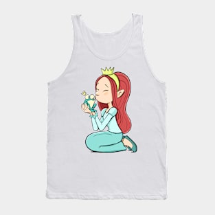 little princess kisses the toothy prince Tank Top